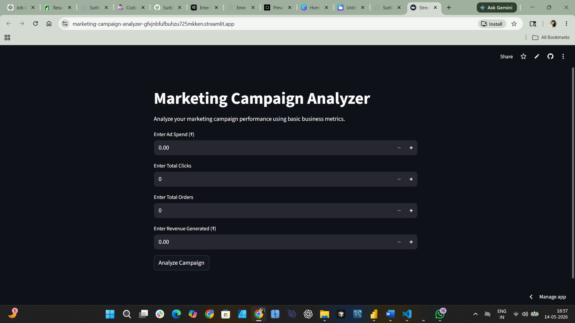 Marketing Campaign Analyzer